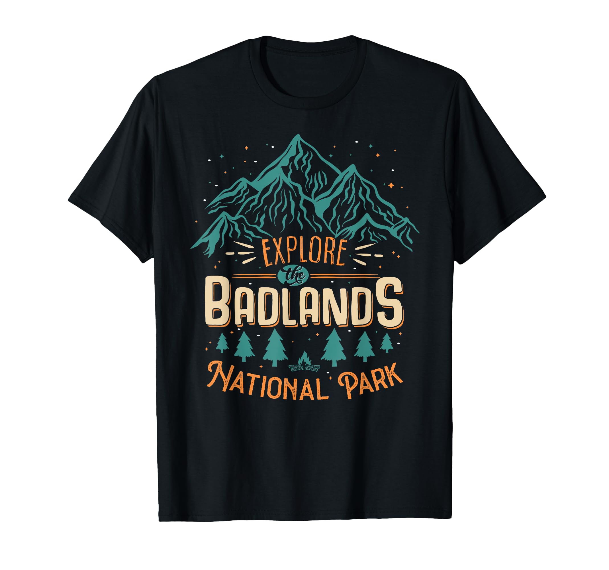 Badlands National Park Us Badlands T-Shirt - Custom Art Print for Adults - T-Shirt, Sweatshirt, Hoodie