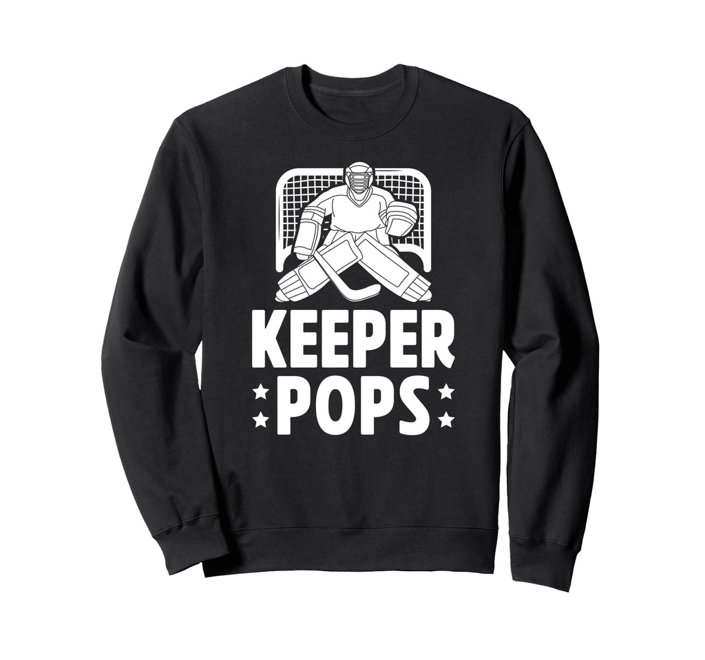 Ice Hockey Keeper Pops Ice Hockey Sweatshirt - Streetwear Style for Adults - T-Shirt, Sweatshirt, Hoodie