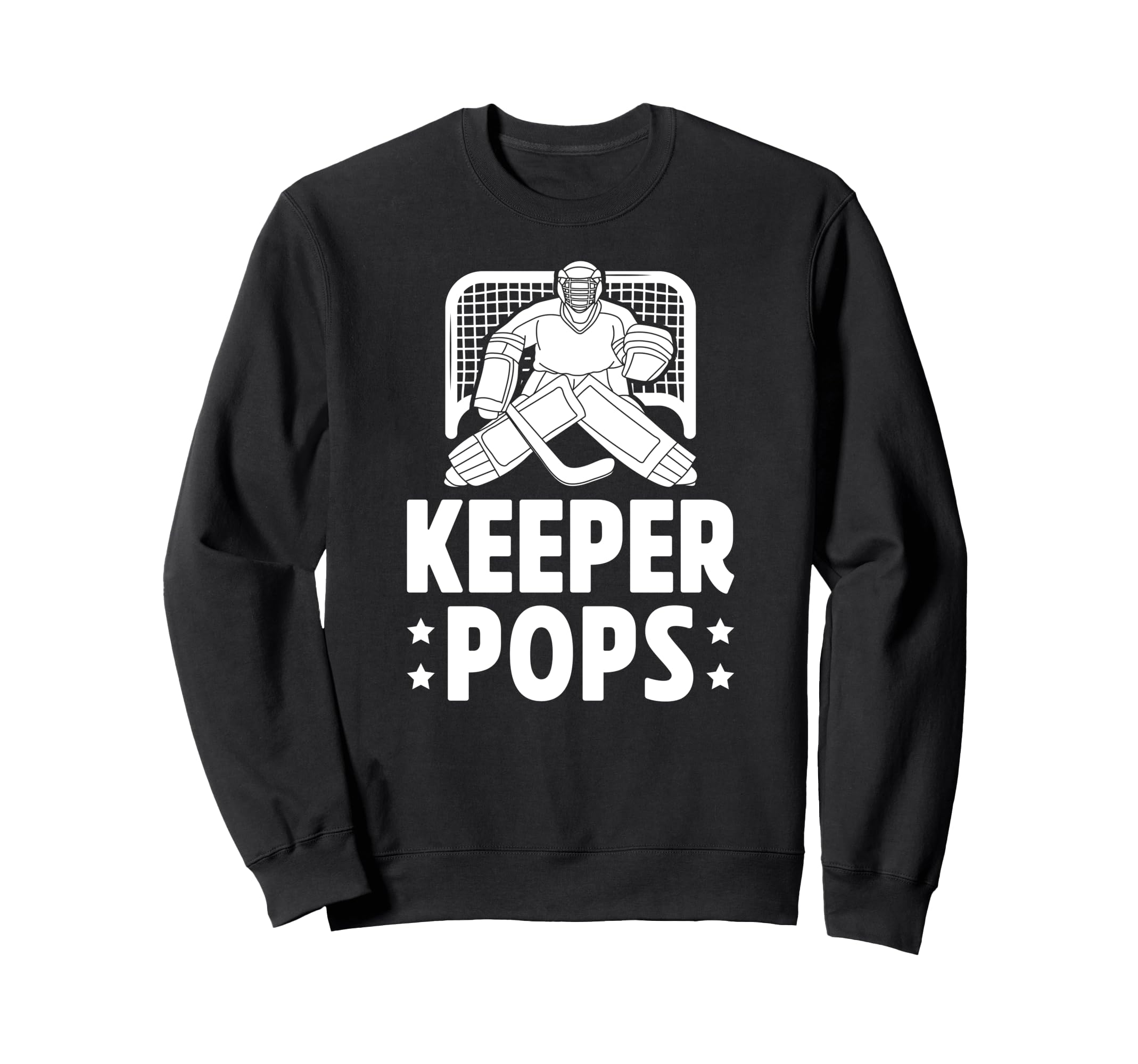 Ice Hockey Keeper Pops Ice Hockey Sweatshirt - Streetwear Style for Adults - T-Shirt, Sweatshirt, Hoodie