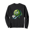 Angry Watermelon Striker Kicking Sweatshirt - Streetwear Style Unisex - T-Shirt, Sweatshirt, Hoodie