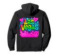 Las Vegas Vibrant Skyline Rainbow City Art Hoodie - Graphic Print Men Women - T-Shirt, Sweatshirt, Hoodie