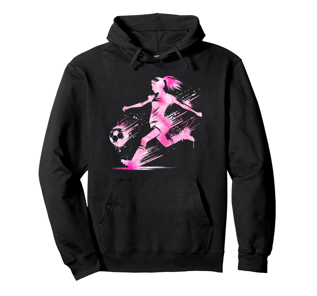 Soccer Female Soccer Lover Player Hoodie - Casual Everyday Wear for Adults - T-Shirt, Sweatshirt, Hoodie