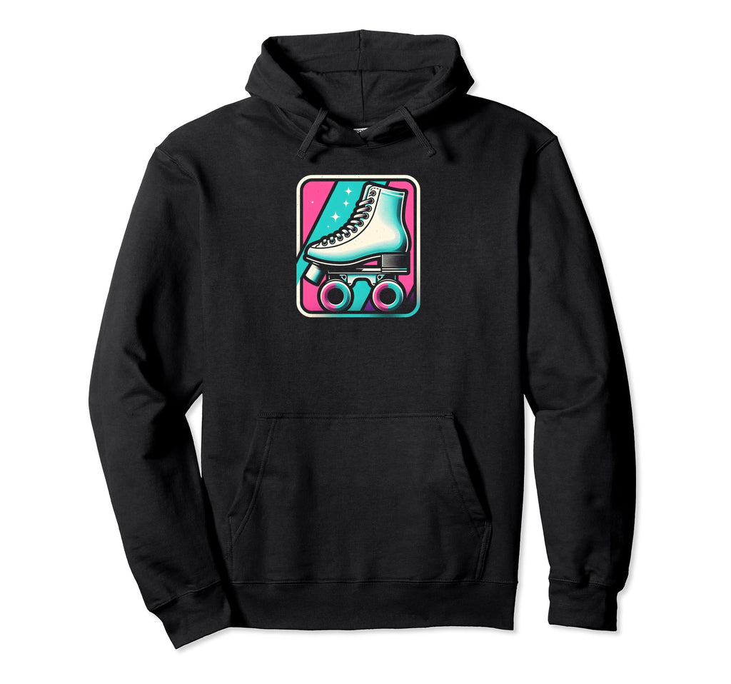 Minimalistic Roller Skate Hoodie - Casual Everyday Wear Men Women - T-Shirt, Sweatshirt, Hoodie