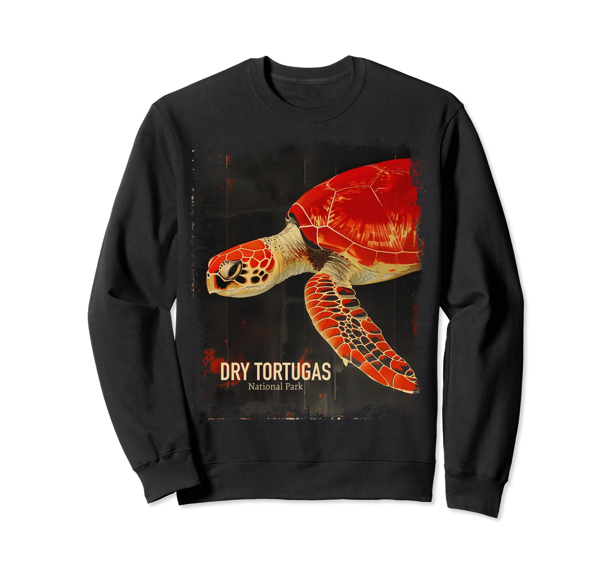 Dry Tortugas National Park Beach Sweatshirt - Minimalist Print for Adults - T-Shirt, Sweatshirt, Hoodie