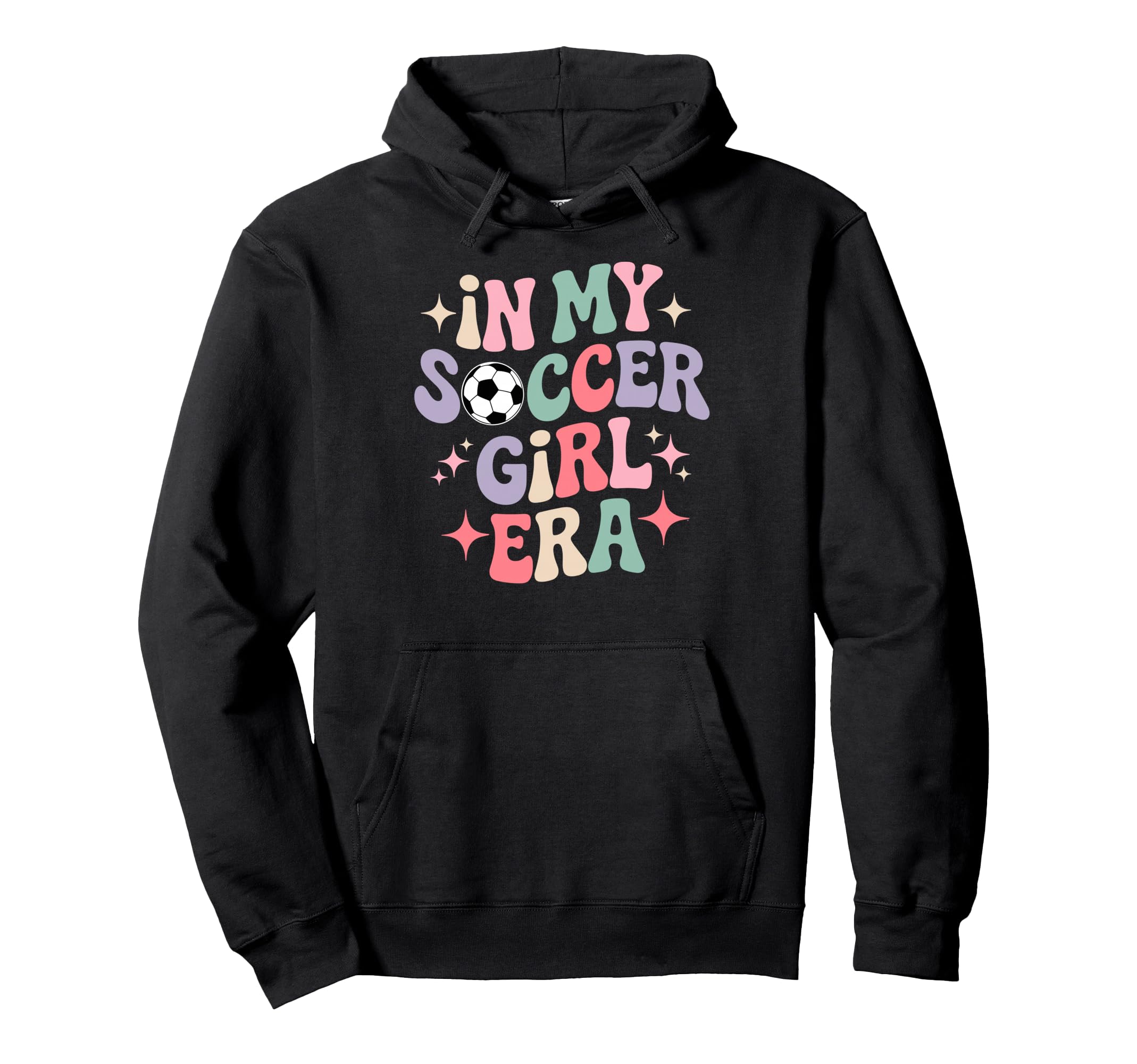 My Soccer Era Groovy Football Player Fan Hoodie - Custom Art Print Unisex - T-Shirt, Sweatshirt, Hoodie