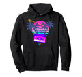90S Vaporwave Sunset Cassette Tape Outrun Hoodie - Unique Graphic Unisex - T-Shirt, Sweatshirt, Hoodie