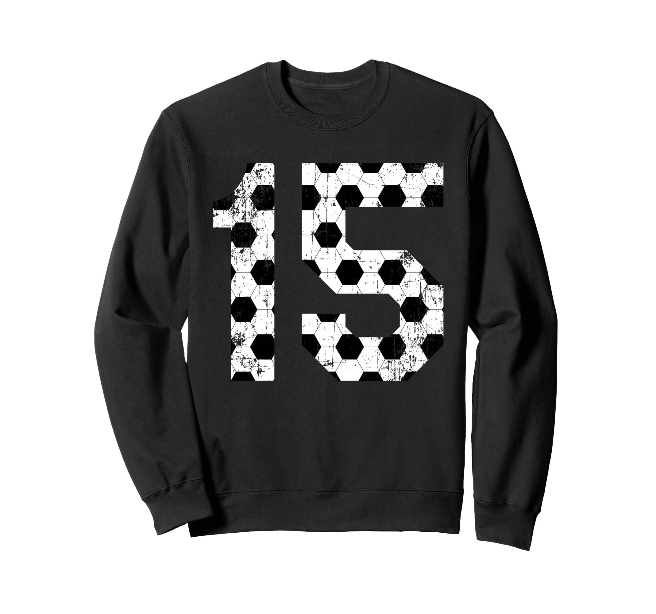Soccer 15 Jersey Number Sweatshirt - Custom Art Print Unisex - T-Shirt, Sweatshirt, Hoodie