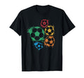 Soccer Sports Player Colorful Ball T-Shirt - Novelty Apparel Unisex - T-Shirt, Sweatshirt, Hoodie