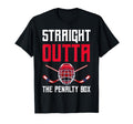 Straight Outta Penalty Box Funny Goal T-Shirt - Aesthetic Graphic Unisex - T-Shirt, Sweatshirt, Hoodie