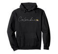Colombia Simple Love Colombian Flag Heart Hoodie - Unique Graphic Unisex - T-Shirt, Sweatshirt, Hoodie