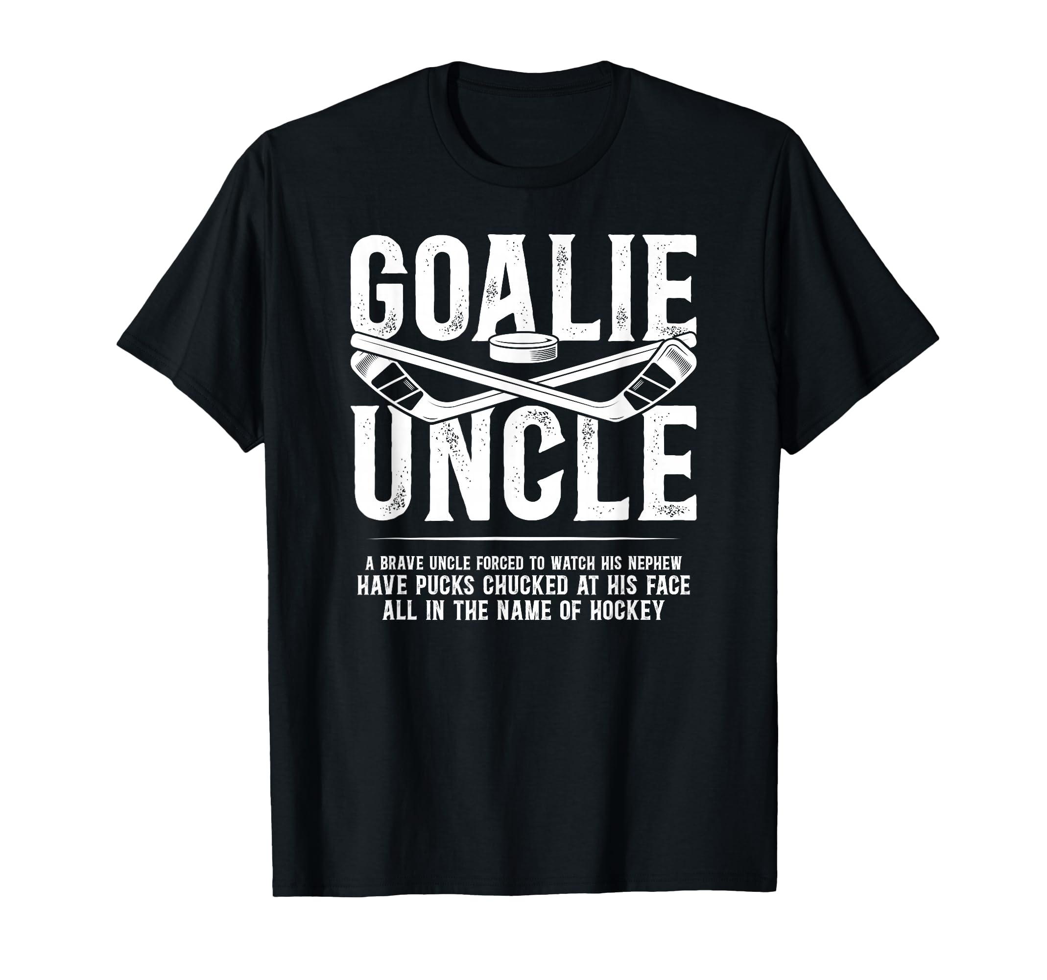 Hockey Goalie Uncle Hockey Keeper T-Shirt - Streetwear Style for Adults - T-Shirt, Sweatshirt, Hoodie
