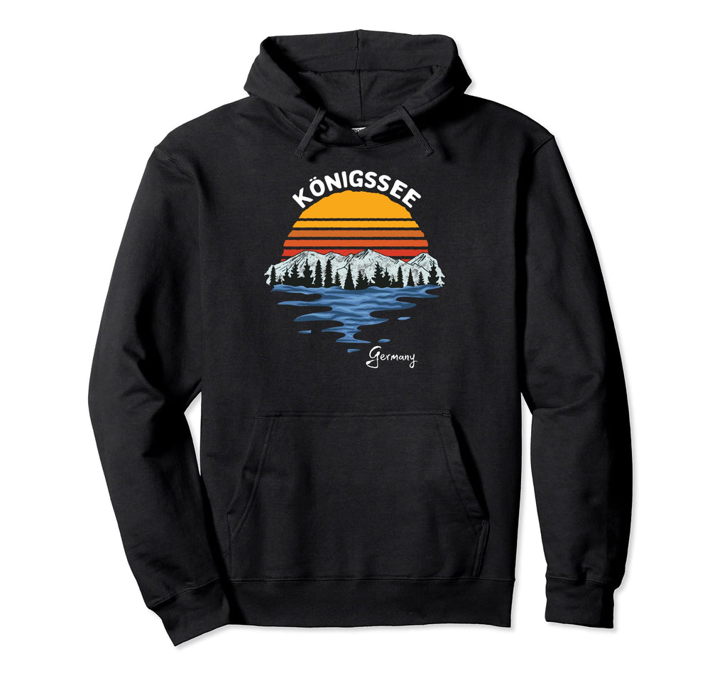 Royal Lake Berchtesgaden National Park Hoodie - Unique Graphic Unisex - T-Shirt, Sweatshirt, Hoodie