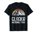 Glacier National Park Montana Hiking T-Shirt - Minimalist Print Unisex - T-Shirt, Sweatshirt, Hoodie