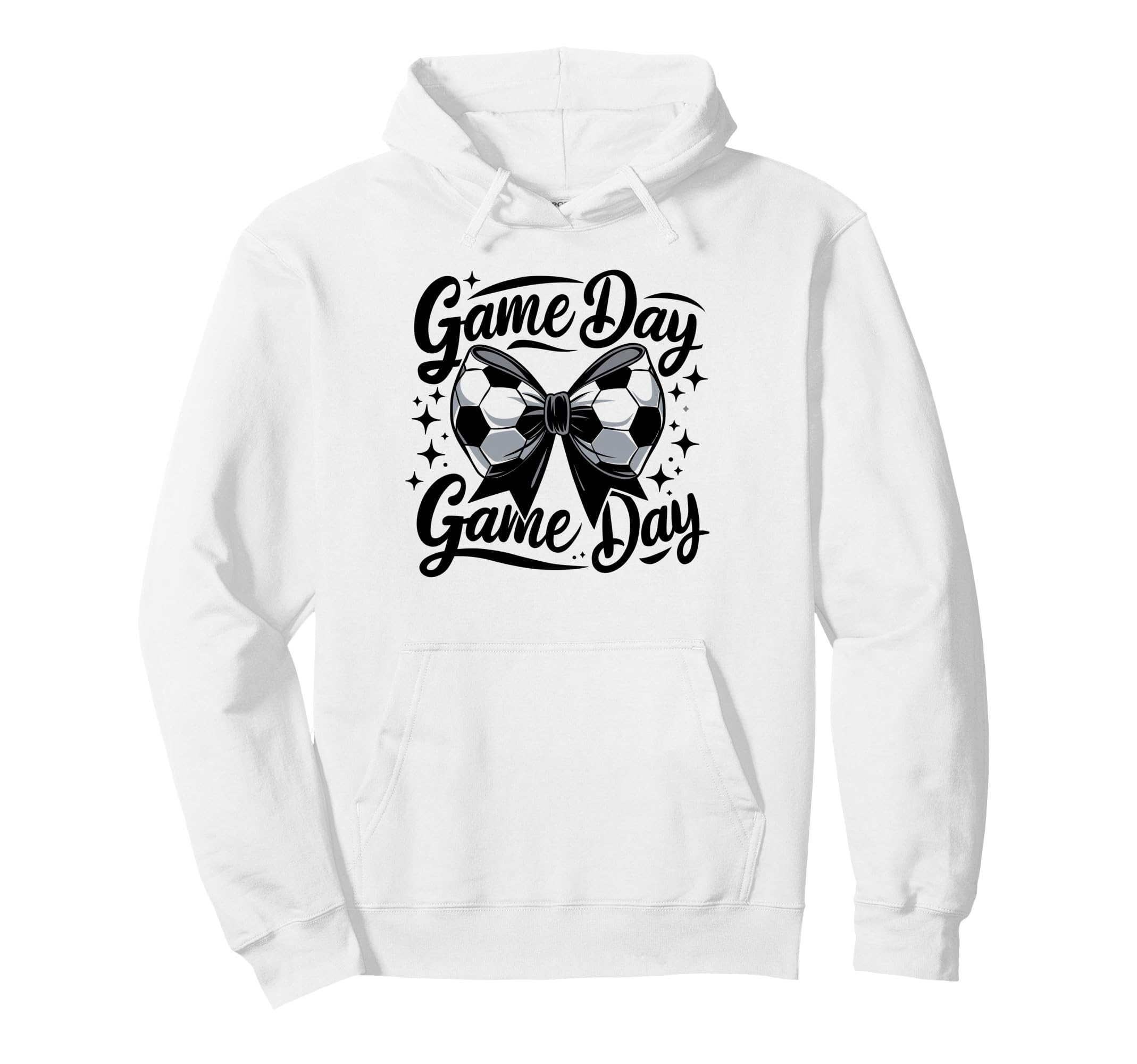 Game Day Soccer Coquette Preppy Soccer Hoodie - Streetwear Style Men Women - T-Shirt, Sweatshirt, Hoodie