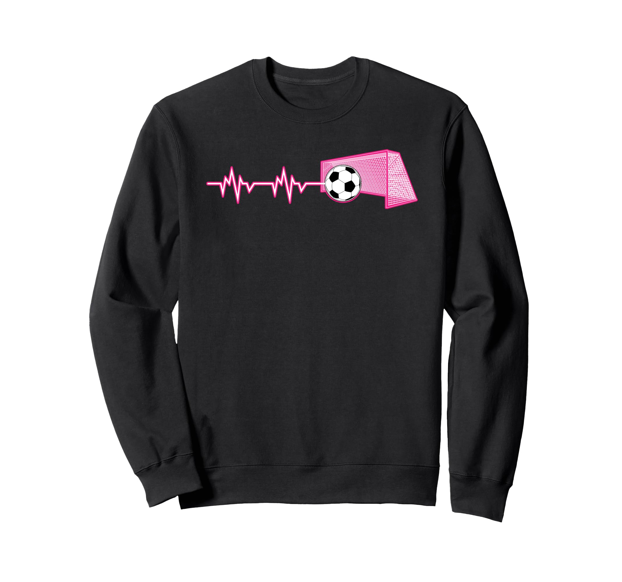 Heartbeat Football Soccer Sweatshirt - Casual Everyday Wear for Adults - T-Shirt, Sweatshirt, Hoodie