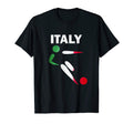 Italy Soccer Fan Italia Flag Jersey T-Shirt - Fun Novelty Design Men Women - T-Shirt, Sweatshirt, Hoodie