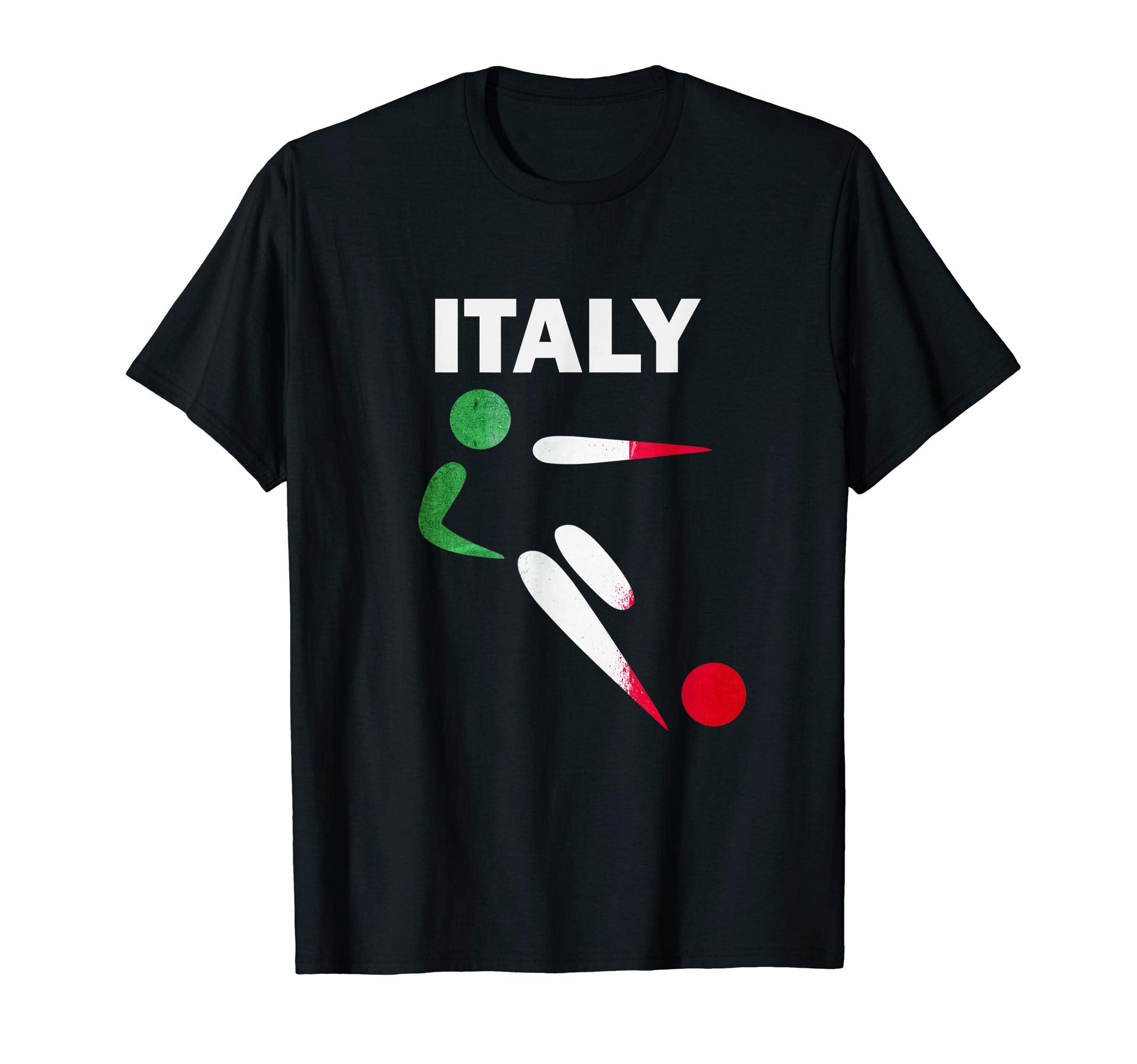 Italy Soccer Fan Italia Flag Jersey T-Shirt - Novelty Apparel for Adults - T-Shirt, Sweatshirt, Hoodie