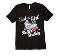 Just Who Loves Roller Skating T-Shirt - Casual Everyday Wear Men Women - T-Shirt, Sweatshirt, Hoodie