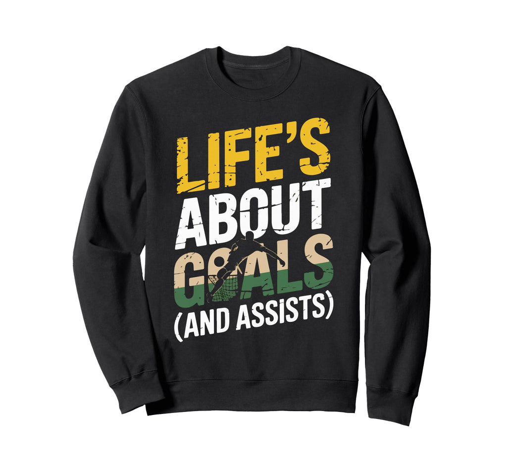 Soccer Funny Art Sweatshirt - Fun Novelty Design Men Women - T-Shirt, Sweatshirt, Hoodie