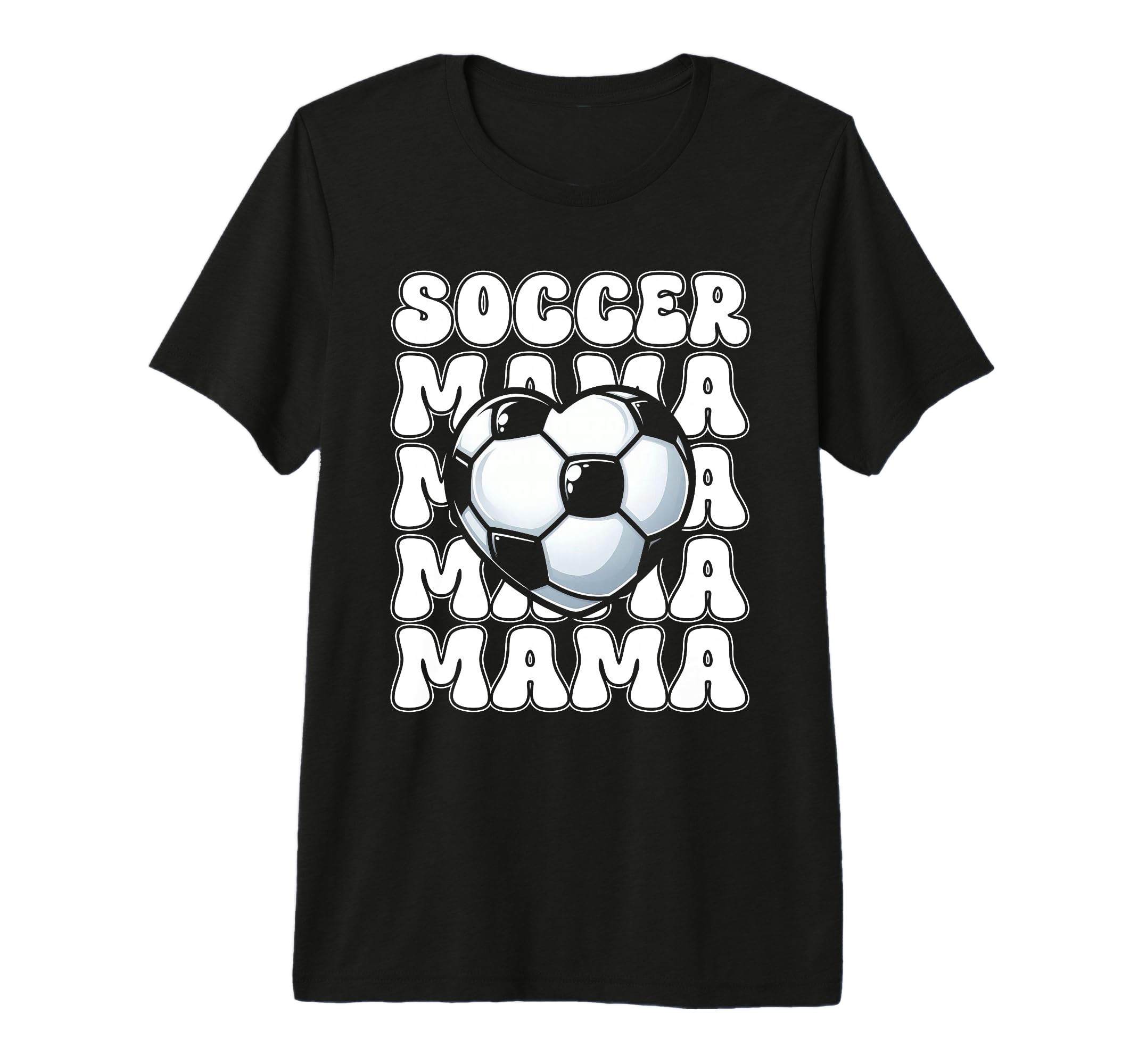 Soccer Mom Football Mama Soccer Season T-Shirt - Unique Graphic Unisex - T-Shirt, Sweatshirt, Hoodie