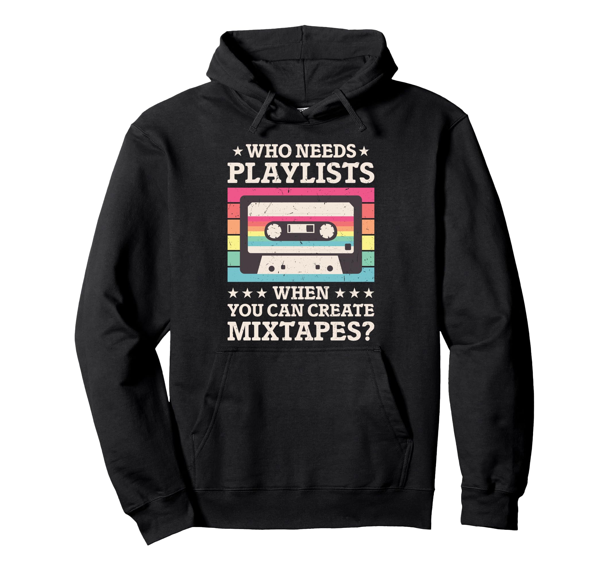 Music Lover Cassette Tape 80S 90S Hoodie - Novelty Apparel Men Women - T-Shirt, Sweatshirt, Hoodie