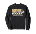 Gold Panthers Soccer Mom Game Day Sweatshirt - Fun Novelty Design Unisex - T-Shirt, Sweatshirt, Hoodie