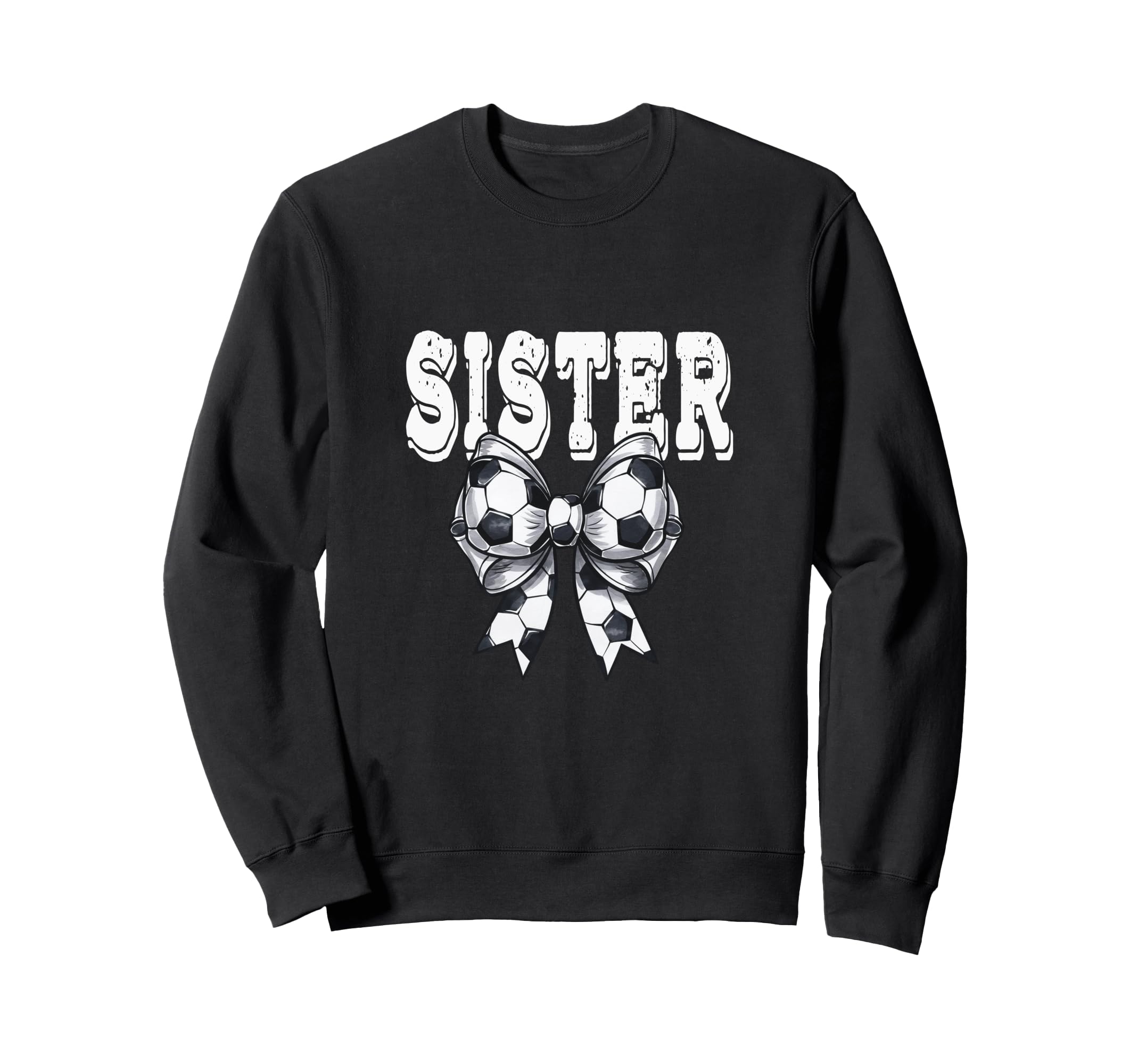Coquette Soccer Bow Mom Sister Sweatshirt - Casual Everyday Wear Unisex - T-Shirt, Sweatshirt, Hoodie