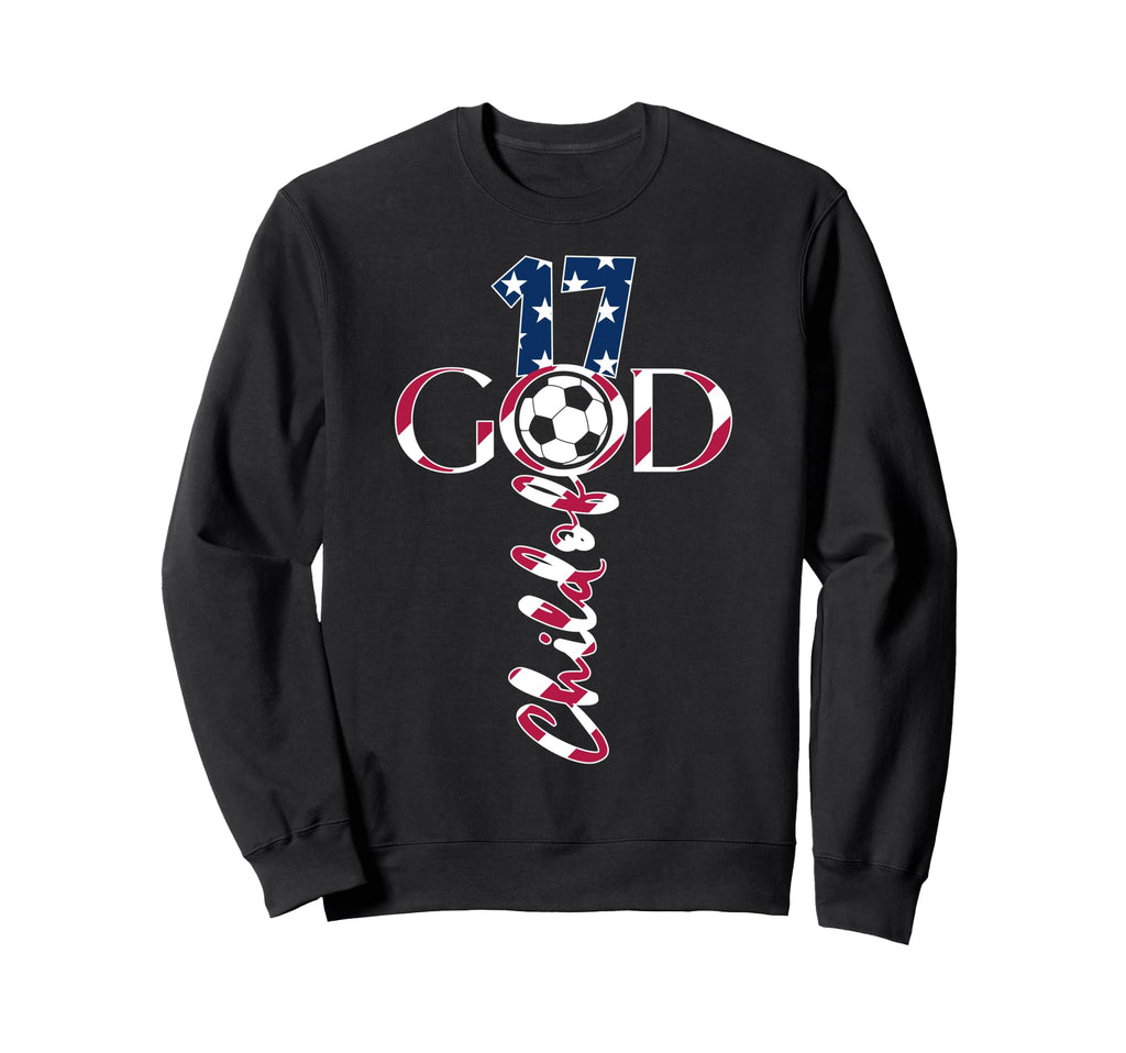 Jesus 17 Years Child God Soccer Sweatshirt - Aesthetic Graphic for Adults - T-Shirt, Sweatshirt, Hoodie