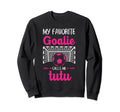 My Favorite Goalie Calls Me Tutu Sweatshirt - Minimalist Print for Adults - T-Shirt, Sweatshirt, Hoodie