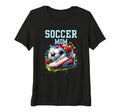 Womens Soccer Mom Floral Soccer Ball T-Shirt - Trendy Graphic Unisex - T-Shirt, Sweatshirt, Hoodie