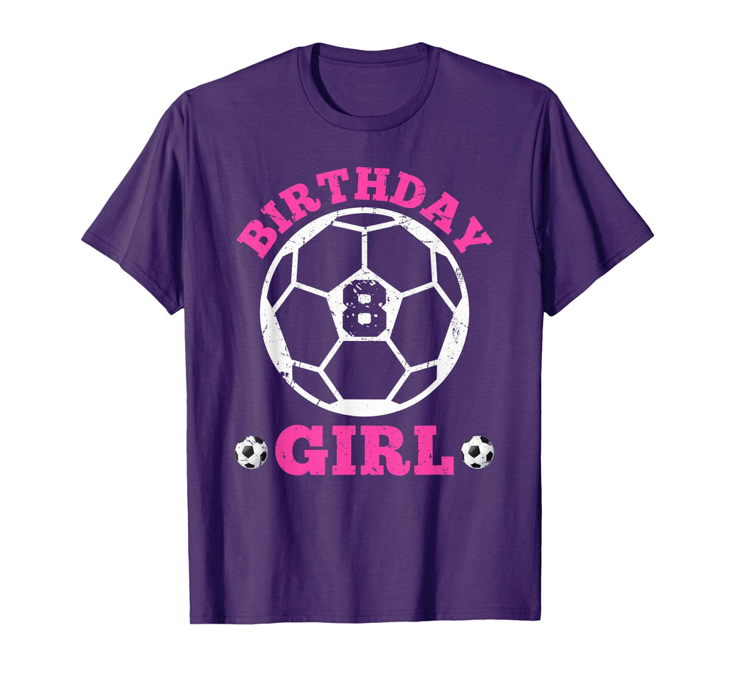 Birthday 8Th Soccer Players 8 Years T-Shirt - Novelty Apparel for Adults - T-Shirt, Sweatshirt, Hoodie