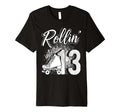 Rollin Into 13Th Birthday Roller T-Shirt - Aesthetic Graphic Men Women - T-Shirt, Sweatshirt, Hoodie