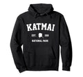 Katmai National Park Hiking Alaska Hoodie - Aesthetic Graphic Men Women - T-Shirt, Sweatshirt, Hoodie