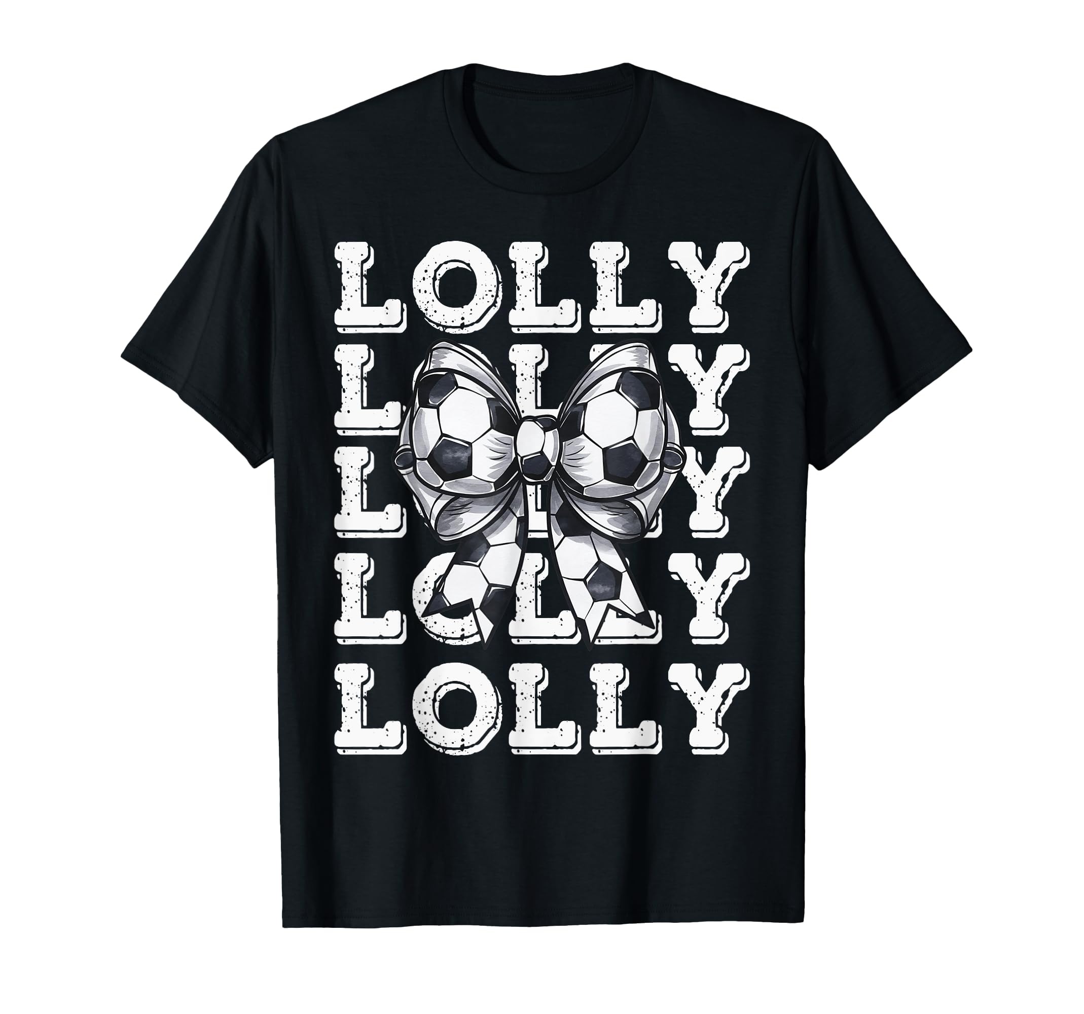 Coquette Soccer Lolly Matching Family Bow T-Shirt - Trendy Graphic Unisex - T-Shirt, Sweatshirt, Hoodie