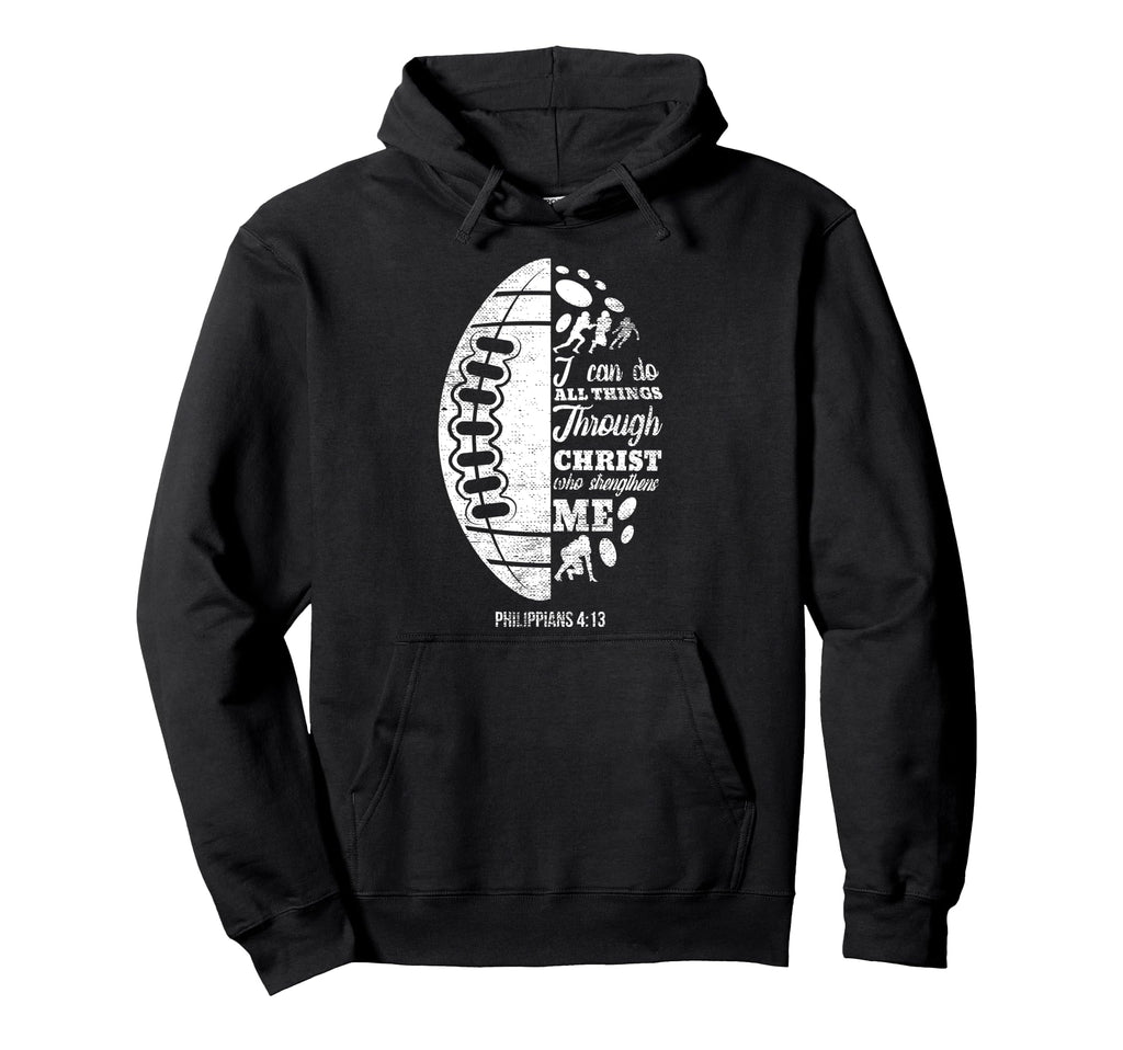 Philippians 4 13 Christian Hoodie - Casual Everyday Wear Men Women - T-Shirt, Sweatshirt, Hoodie