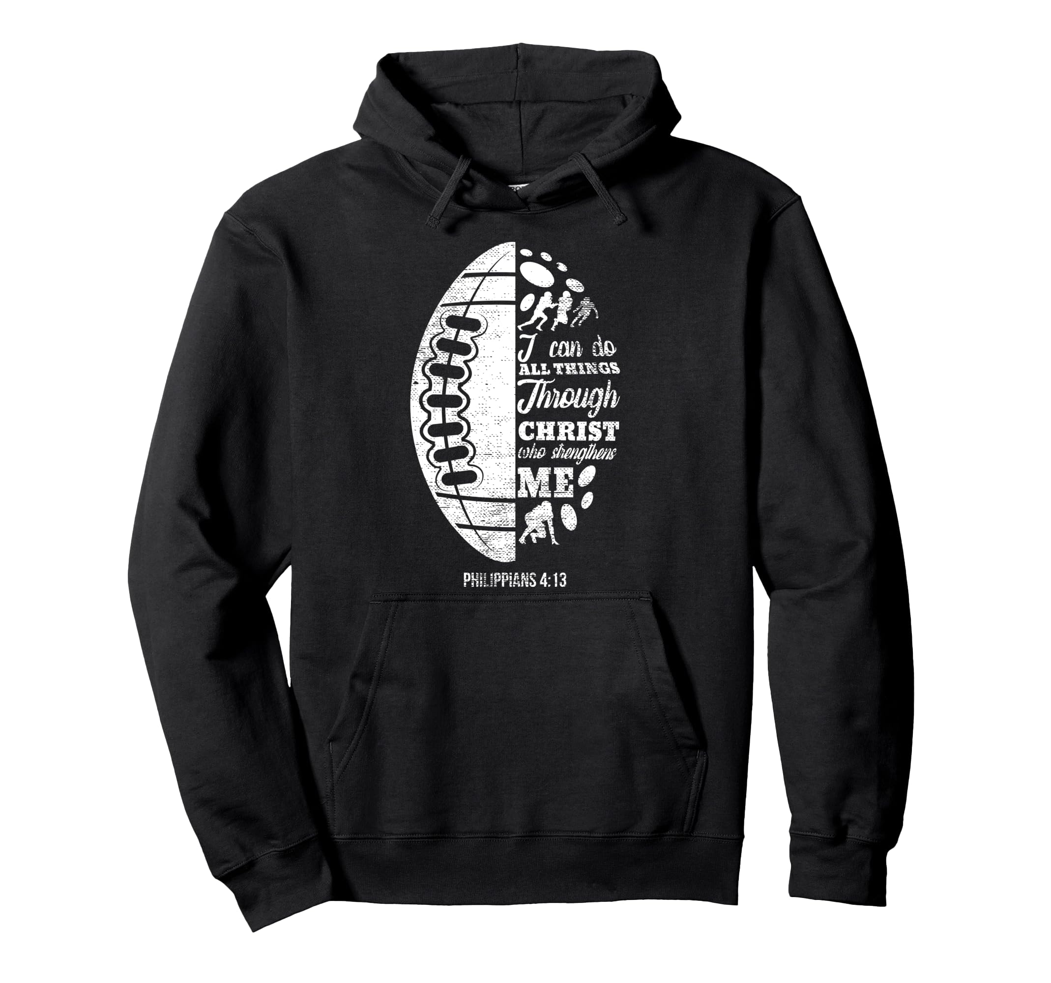 Philippians 4 13 Christian Hoodie - Casual Everyday Wear Men Women - T-Shirt, Sweatshirt, Hoodie