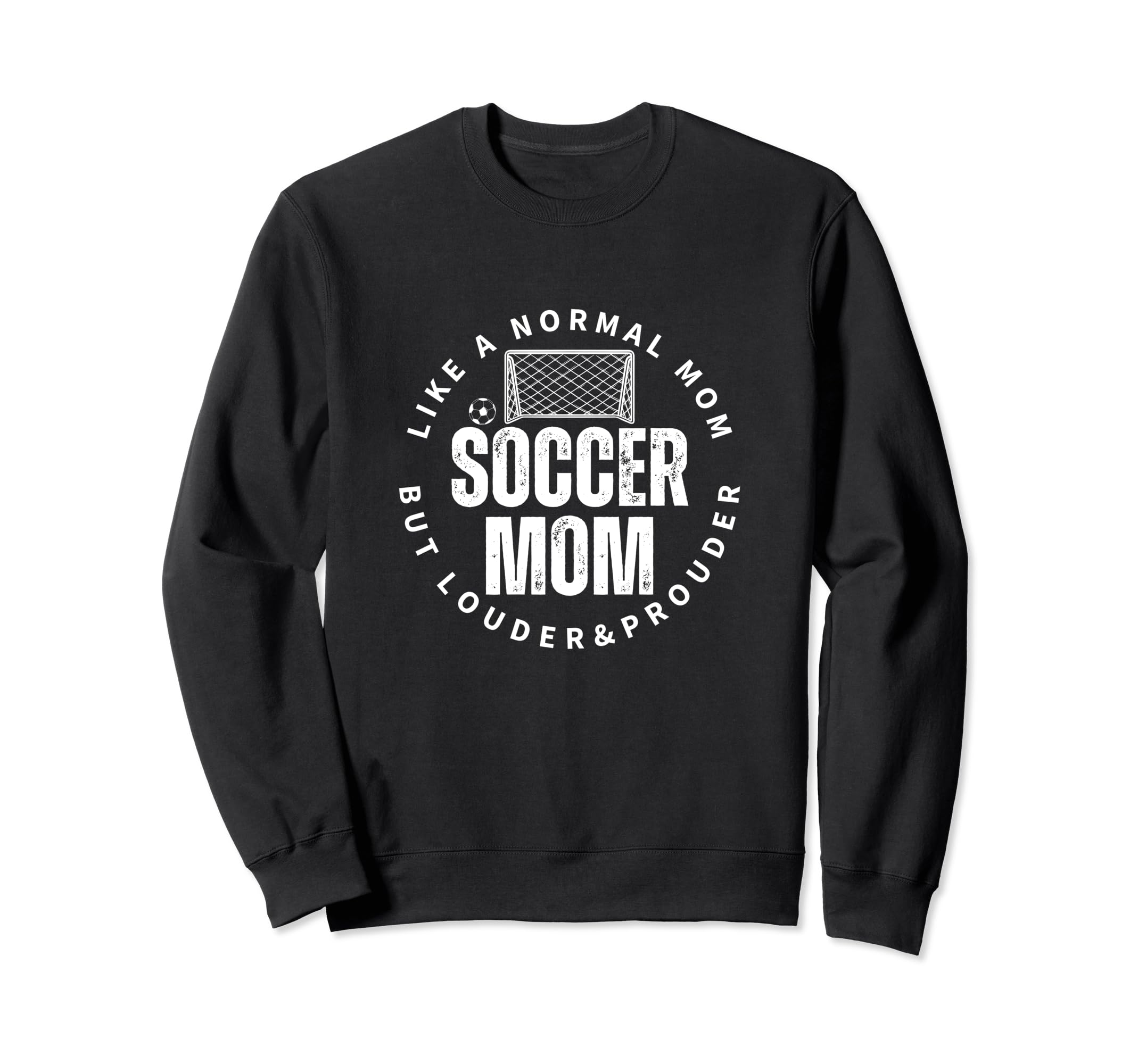 Soccer Mom Mother Funny Soccer Player Sweatshirt - Aesthetic Graphic Unisex - T-Shirt, Sweatshirt, Hoodie