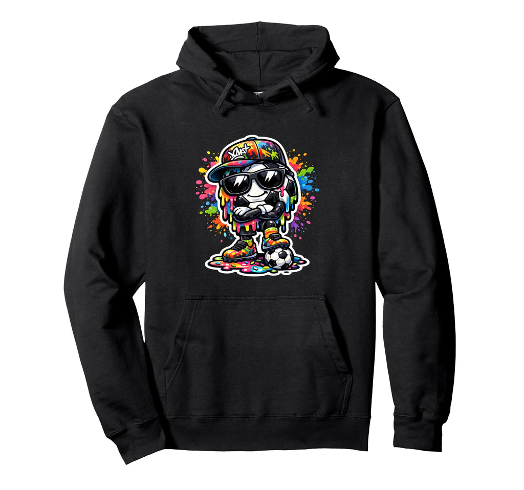 Soccer Ice Cream Drip Soccer Stuff Hoodie - Graphic Print Men Women - T-Shirt, Sweatshirt, Hoodie