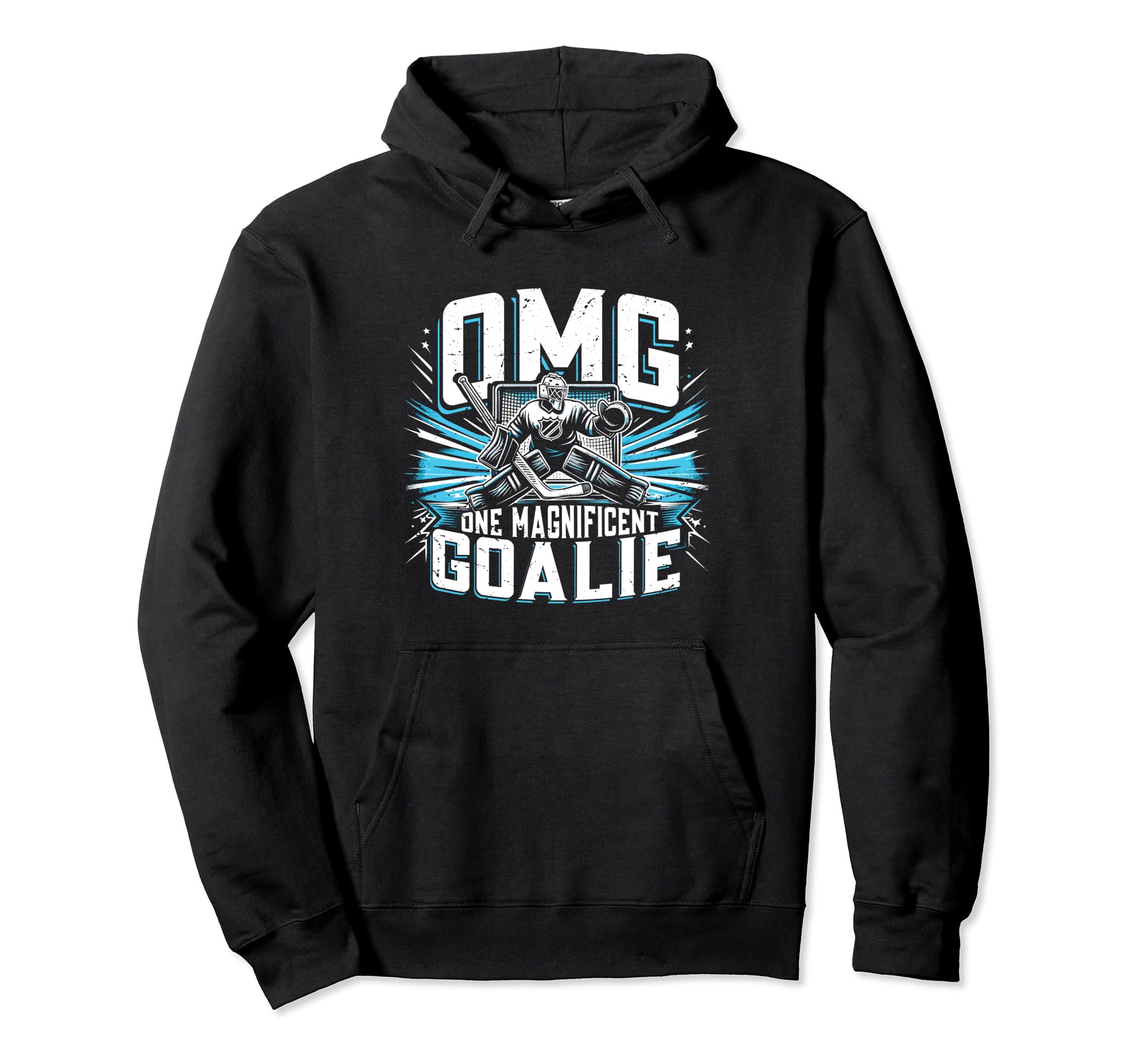 Funny Goalkeeper Ice Hockey Goalie Hoodie - Unique Graphic Unisex - T-Shirt, Sweatshirt, Hoodie