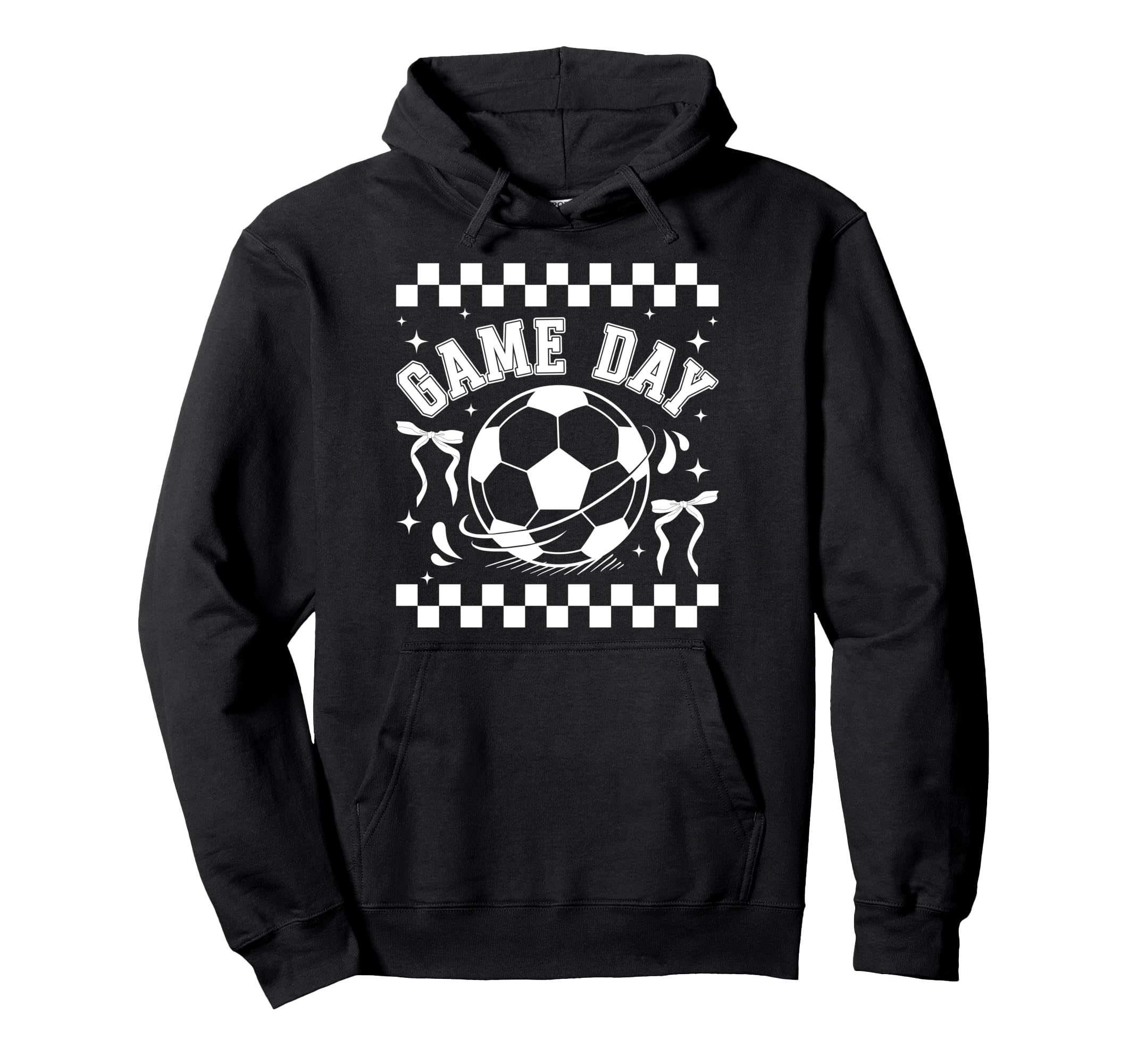 Soccer Game Day Coquette Game Day Hoodie - Fun Novelty Design Men Women - T-Shirt, Sweatshirt, Hoodie