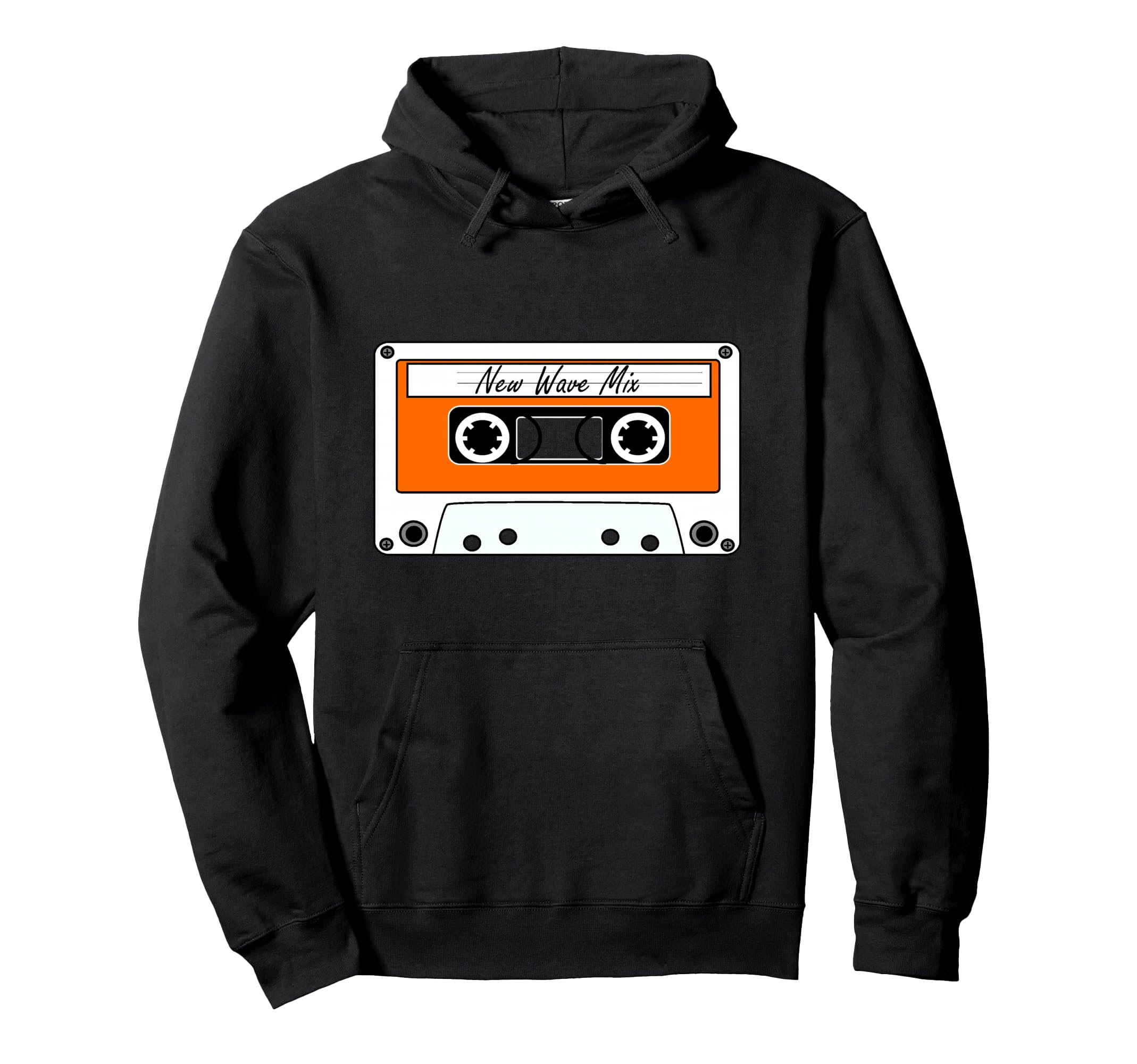 New Wave Mix Cassette Tape Hoodie - Streetwear Style for Adults - T-Shirt, Sweatshirt, Hoodie
