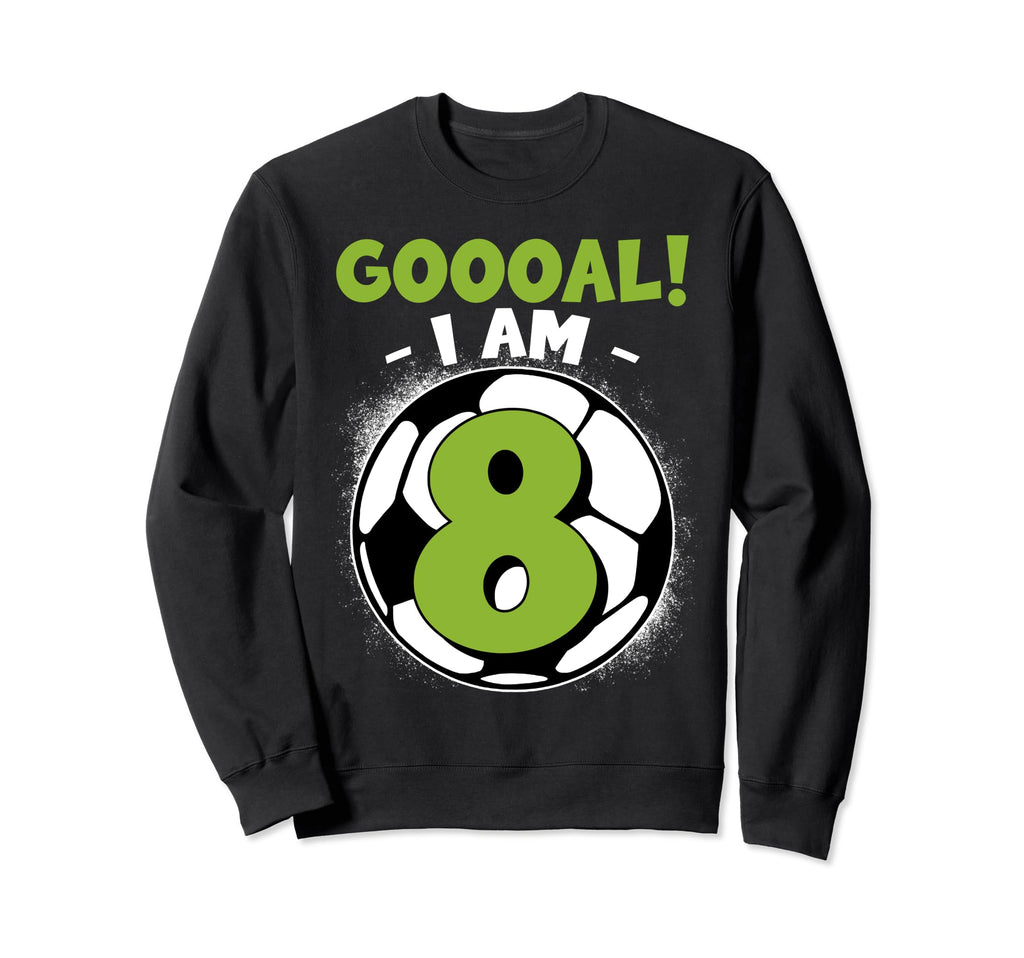 8 Year Old Birthday Soccer Themed Sweatshirt - Unique Graphic for Adults - T-Shirt, Sweatshirt, Hoodie