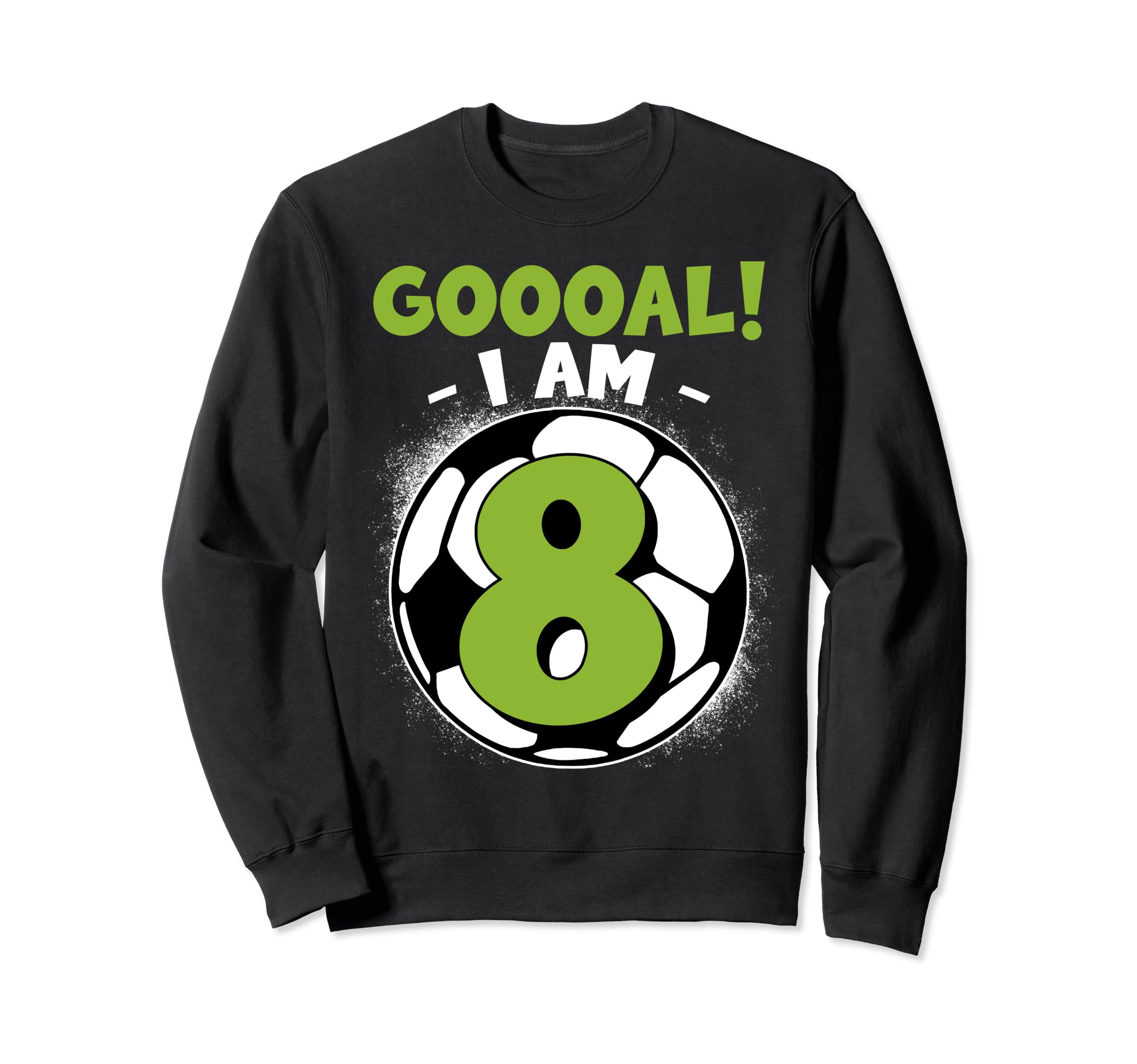 8 Year Old Birthday Soccer Themed Sweatshirt - Unique Graphic for Adults - T-Shirt, Sweatshirt, Hoodie