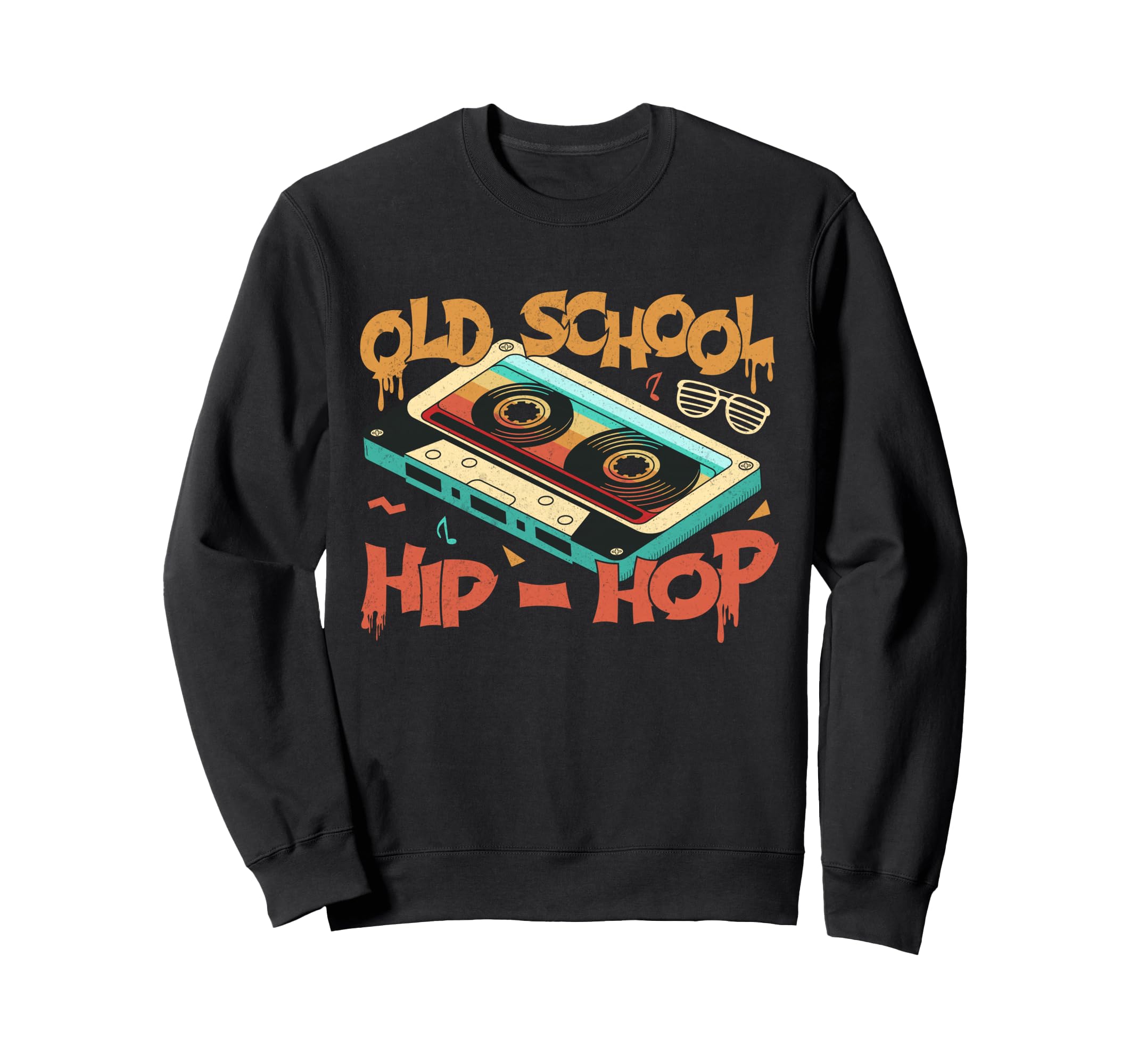 Old School Hip Hop 80S 90S Music Sweatshirt - Aesthetic Graphic Men Women - T-Shirt, Sweatshirt, Hoodie