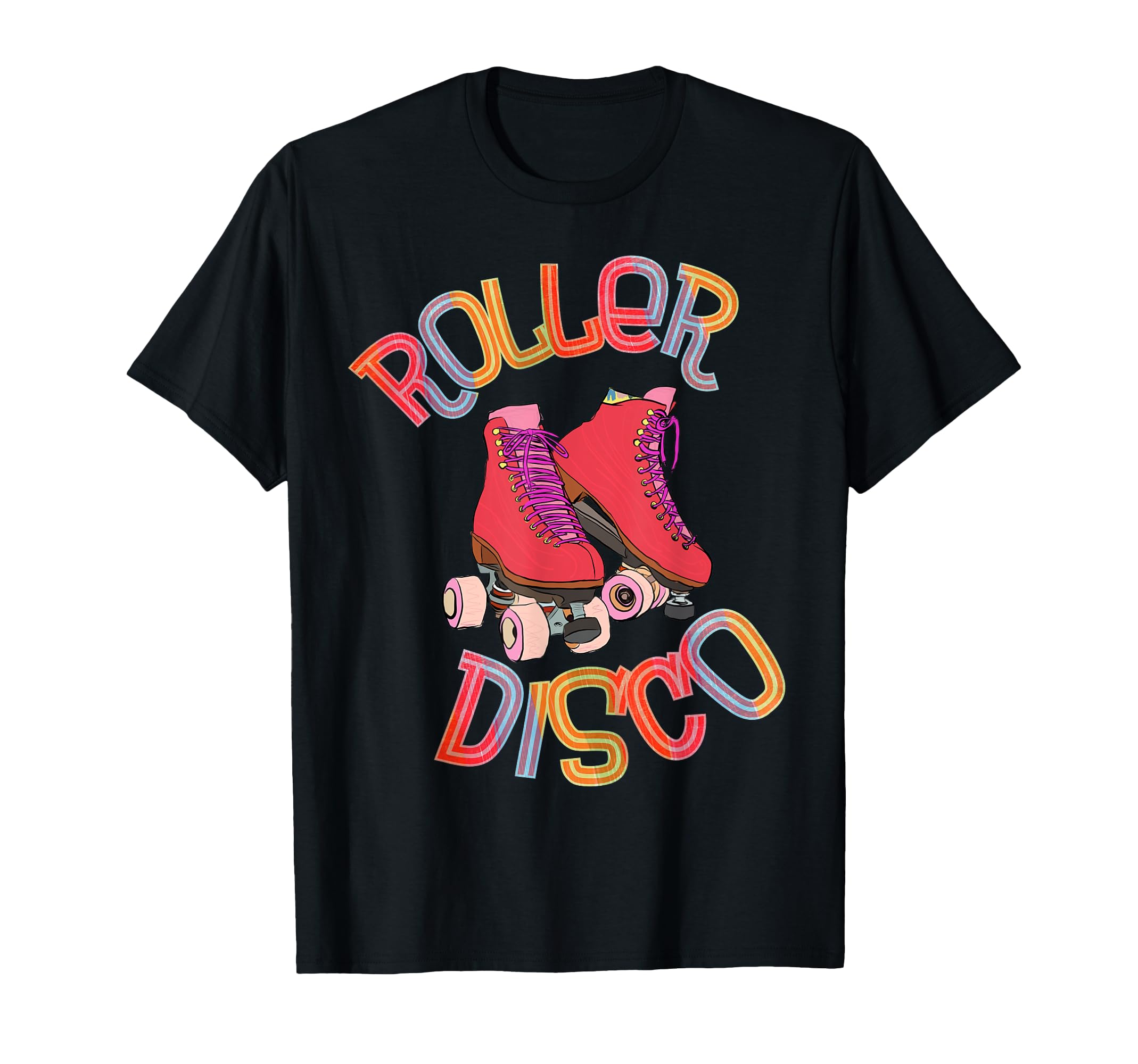 Roller Disco 70S And 80S Party Skater T-Shirt - Casual Everyday Wear Unisex - T-Shirt, Sweatshirt, Hoodie
