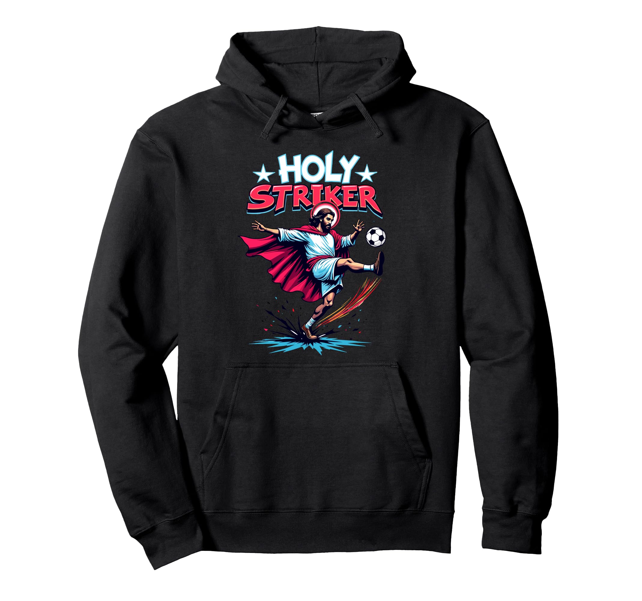 Holy Striker Easter Funny Jesus Hoodie - Custom Art Print for Adults - T-Shirt, Sweatshirt, Hoodie