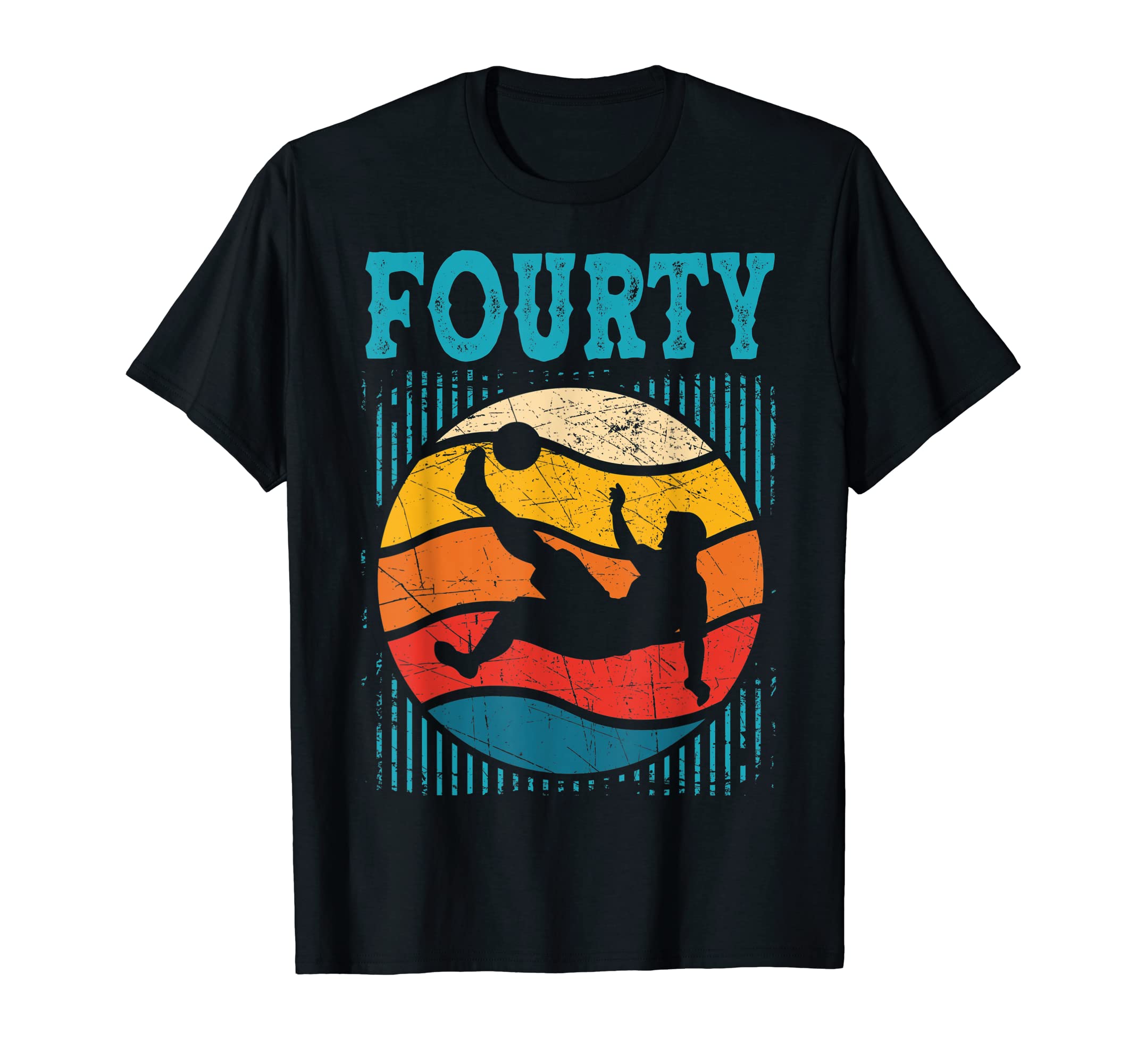 40Th Birthday Soccer 40 Years Old T-Shirt - Minimalist Print Unisex - T-Shirt, Sweatshirt, Hoodie
