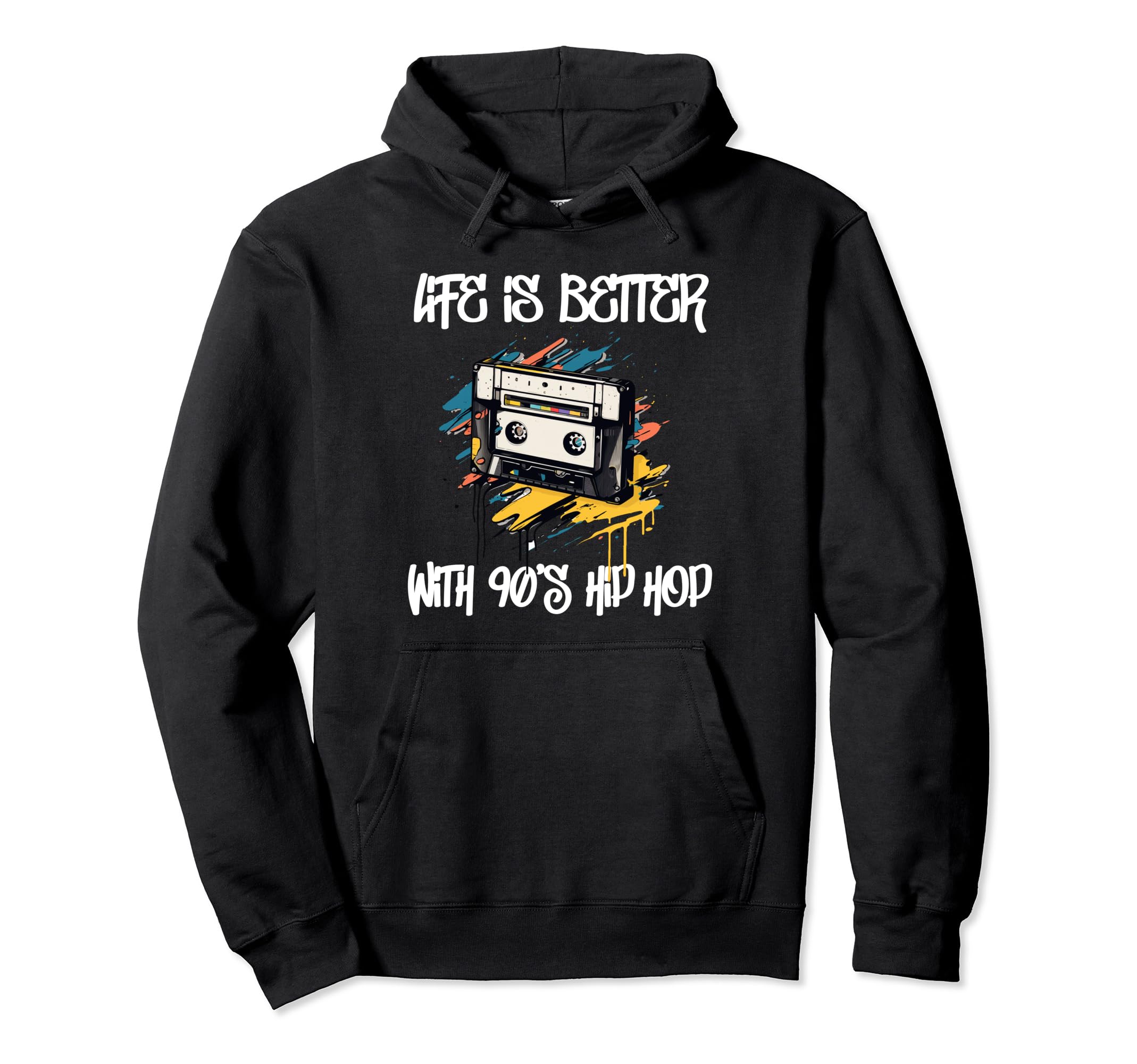 Hip Hop Old School 90S Music Rap 50Th Hoodie - Aesthetic Graphic Unisex - T-Shirt, Sweatshirt, Hoodie