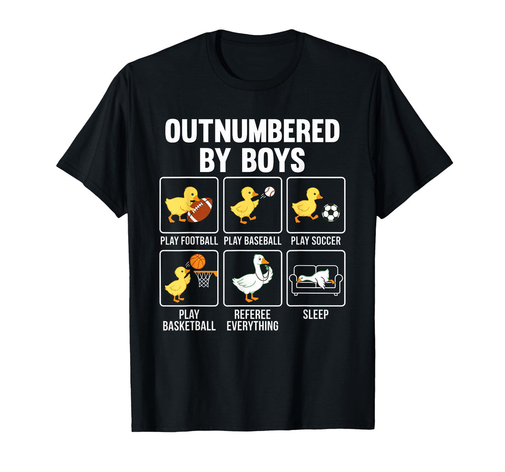 Outnumbered Ducklings Football T-Shirt - Minimalist Print for Adults - T-Shirt, Sweatshirt, Hoodie