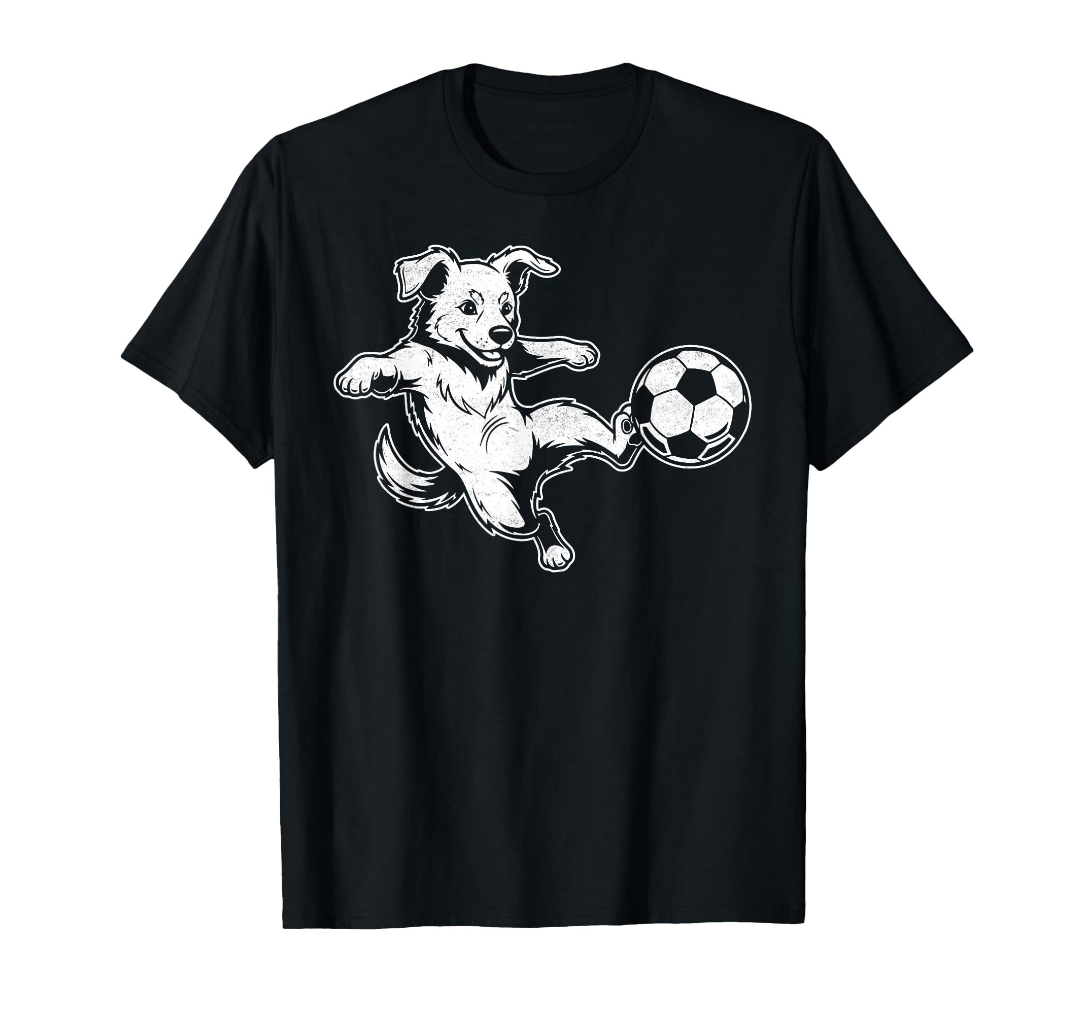 Funny Dog Soccer Ball Puppy Soccer Lover T-Shirt - Novelty Apparel Unisex - T-Shirt, Sweatshirt, Hoodie